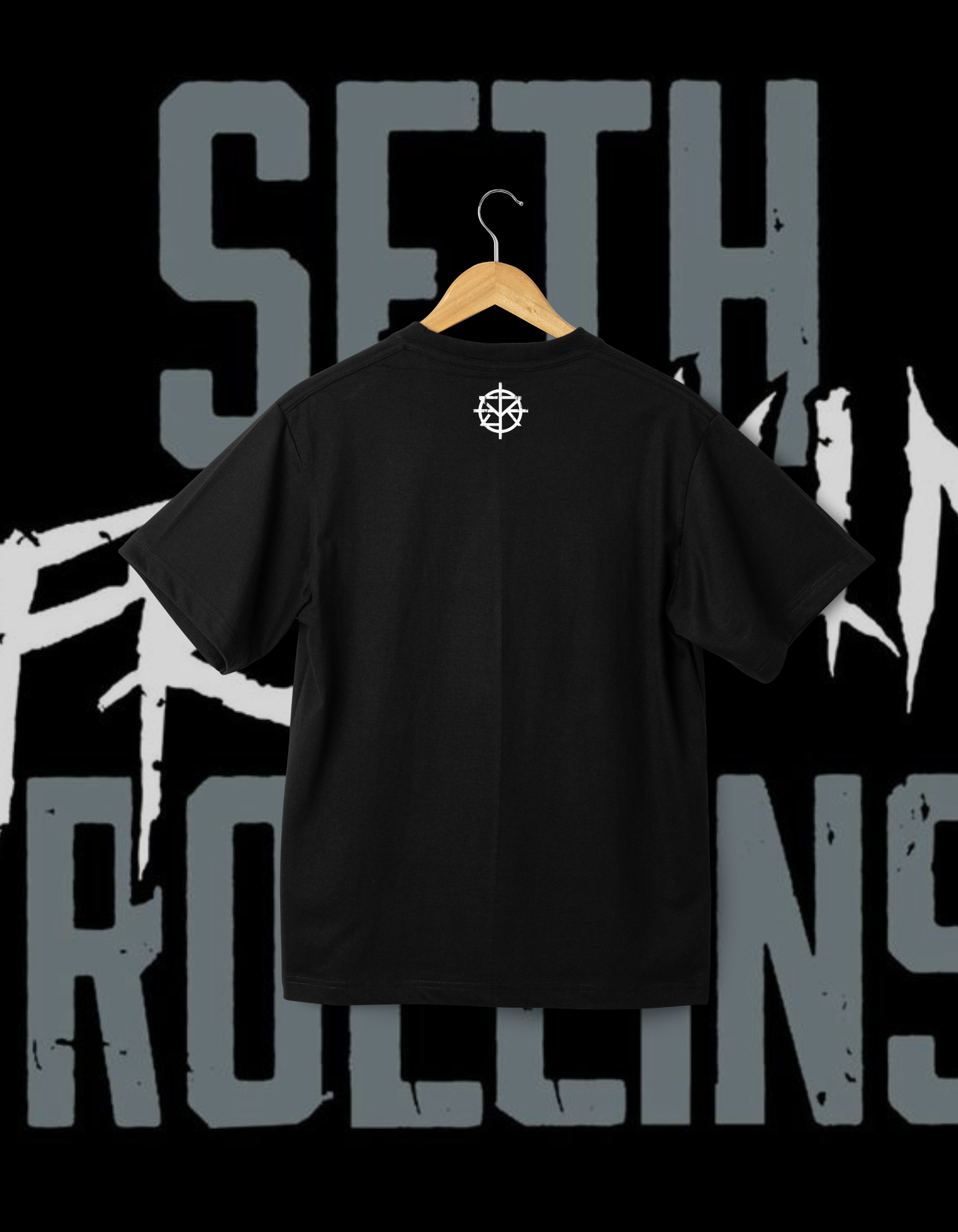 Seth "Freakin'" Rollins Black & Gray Pro Wrestling T-Shirt