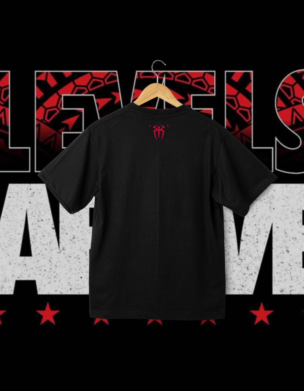 Roman Reigns "Levels Above" Undisputed Champion Black T-Shirt
