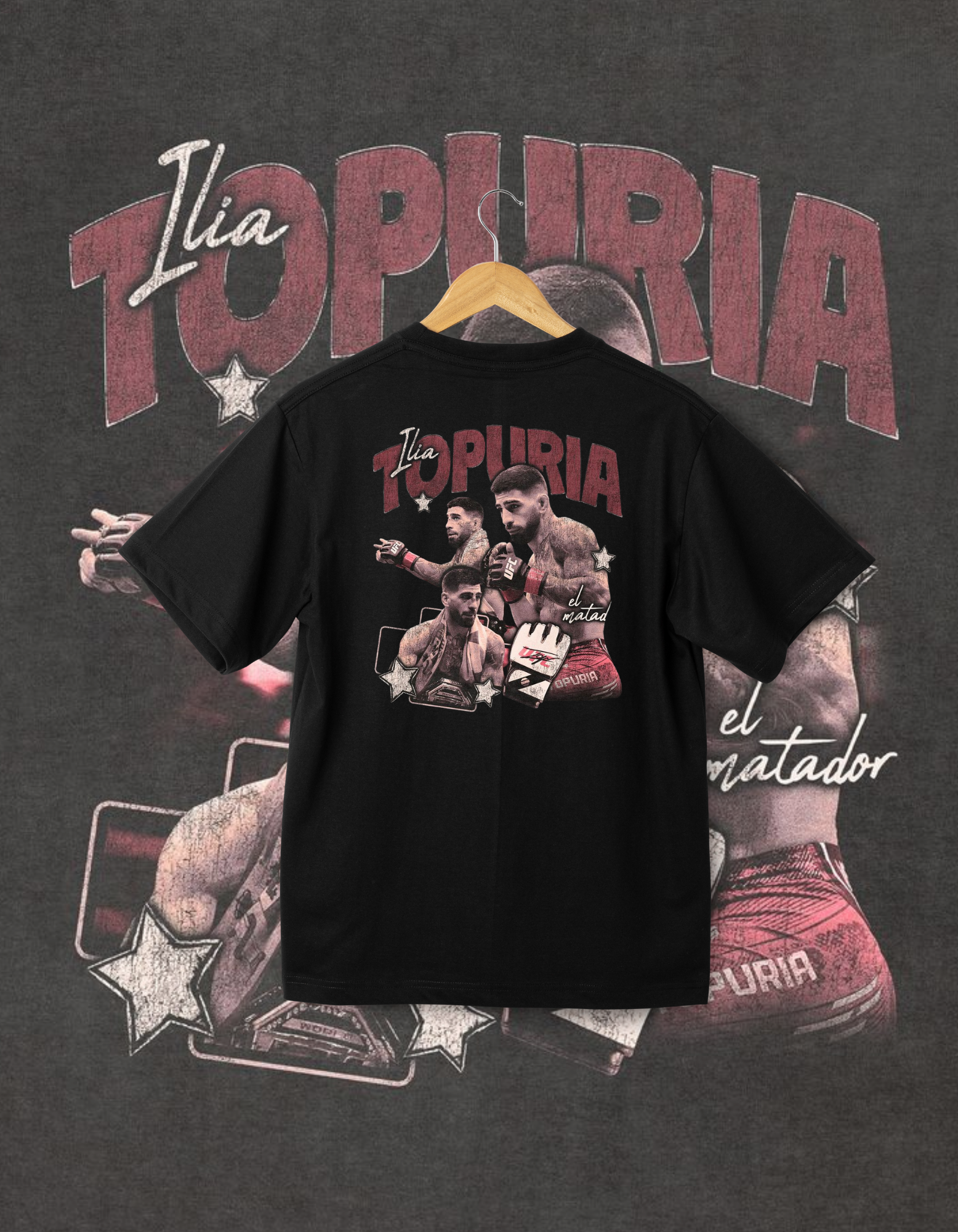 Ilia Topuria Undefeated T-Shirt - UFC Fighter Fan Gear