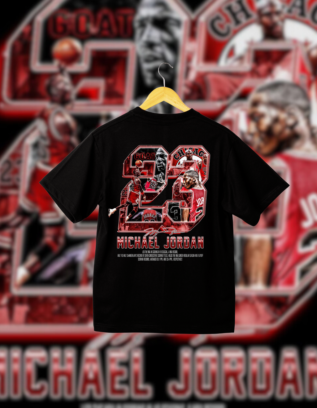 Michael Jordan "Air Jordan" Drop Shoulder T-Shirt